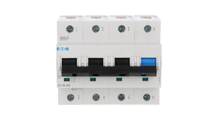 Wyłącznik nadprądowy 3P+N C 20A 25kA AC AZ-3N-C20 211773