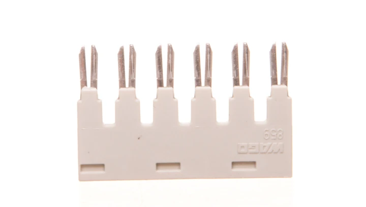 Mostek grzebieniowy 6-torowy 18A jasnoszary 859-406 /25szt./