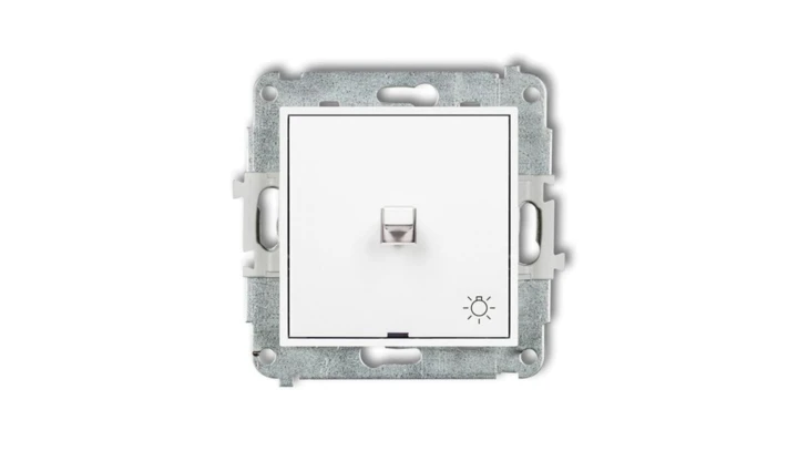 MINI Mechanizm łącznika zwierny światło w stylu amerykańskim biały mat 25MWPUS-5