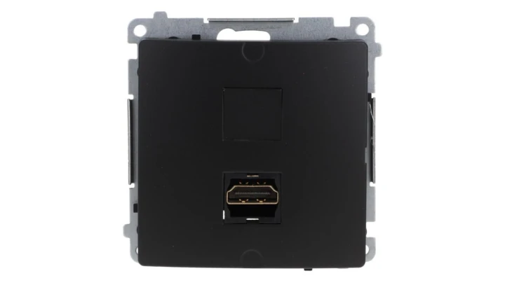 Simon Basic Gniazdo HDMI pojedyncze (moduł) czarny BMGHDMI.01/49