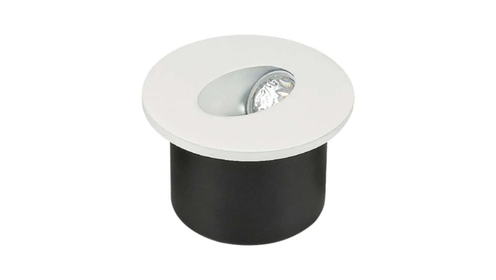 Oprawa schodowa LED 3W 270lm 4000K IP20 Biała Okrągła 211208