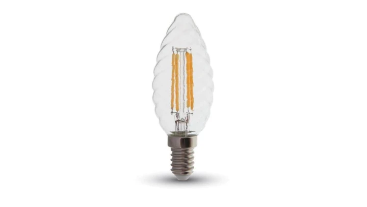 Żarówka Led Filament 4W E14 C35 2700K 400lm 300st. Ściemniana 214367