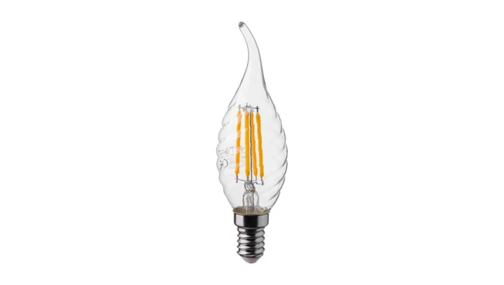 Żarówka LED Filament 4W E14 CF37 6500K 400lm 300st. 214432