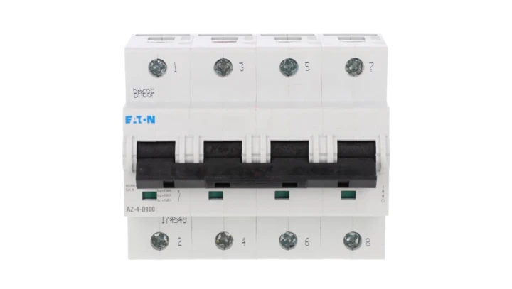 Wyłącznik nadprądowy 4P D 100A 25kA AC AZ-4-D100 174548