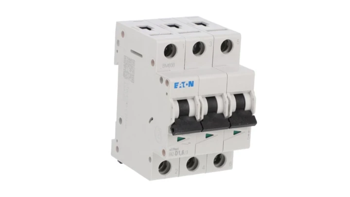 Wyłącznik nadprądowy 3P D 1,6A 15kA AC FAZ-D1,6/3 278883