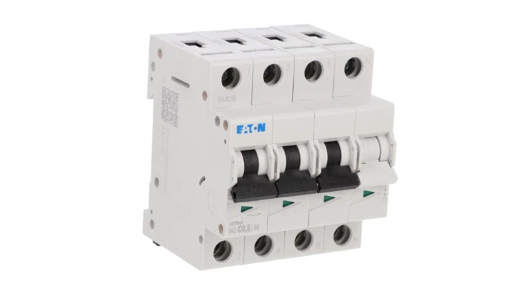 Wyłącznik nadprądowy 3P+N C 0,5A 15kA AC FAZ-C0,5/3N 278958