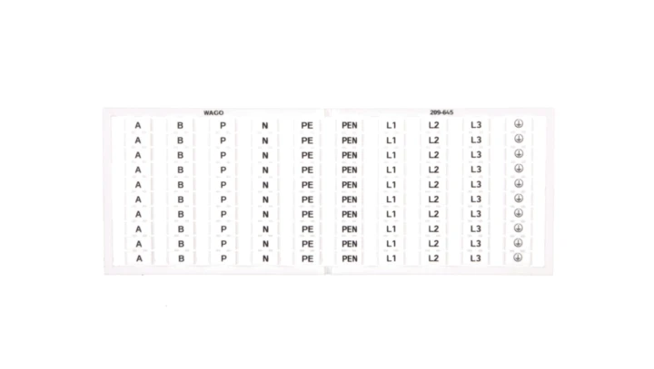 Ramka z oznacznikami 10x ABPNPEPEN- 209-645 /5szt./