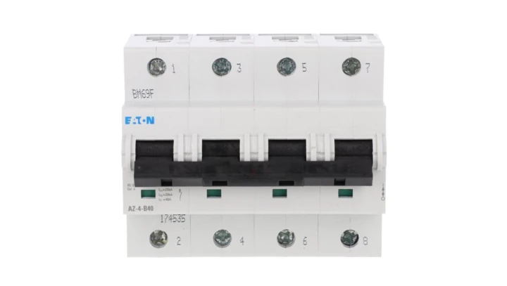 Wyłącznik nadprądowy 4P B 40A 25kA AC AZ-4-B40 174535