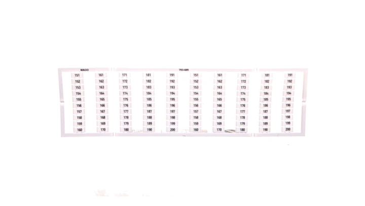 Oznaczniki Mini-WSB 50x + / - biały 248-552 /5szt./