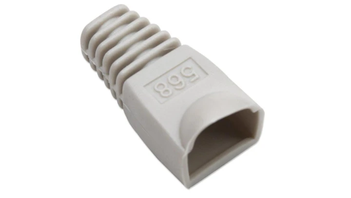 Osłonka Wtyku RJ45 6.2mm Szara /10 sztuk/