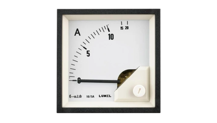 Miernik elektromagn. 72x72 N:IP52 F206:zakr.pom. 6/12A EA17