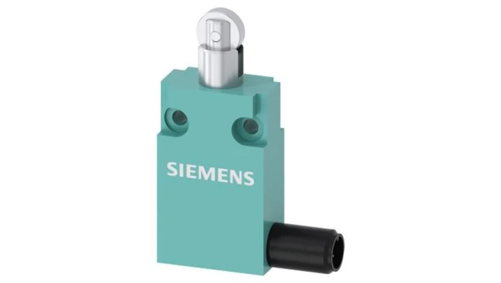 Wyłącznik pozycyjny kompaktowy metal 30mm 1Z 1R migowe trzpień z rolką stalową złącze M12 5pin IP67 3SE5413-0CD20-1EB1