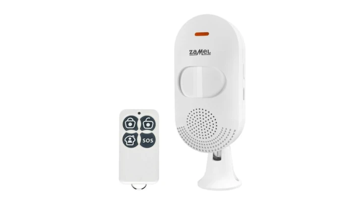 Minialarm z wbudowanym czujnikiem i syreną 90dB sterowany pilotem ZAM-400 GAR10000076