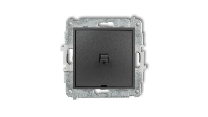 ICON Mechanizm łącznika schodowego w stylu amerykańskim (jeden klawisz bez piktogramu) grafitowy 11IWPUS-3.1