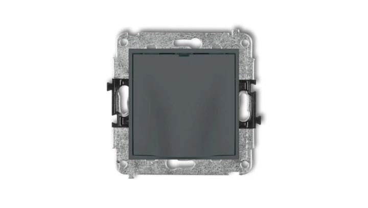 ICON Mechanizm wypustu kablowego grafitowy mat 28IWPK