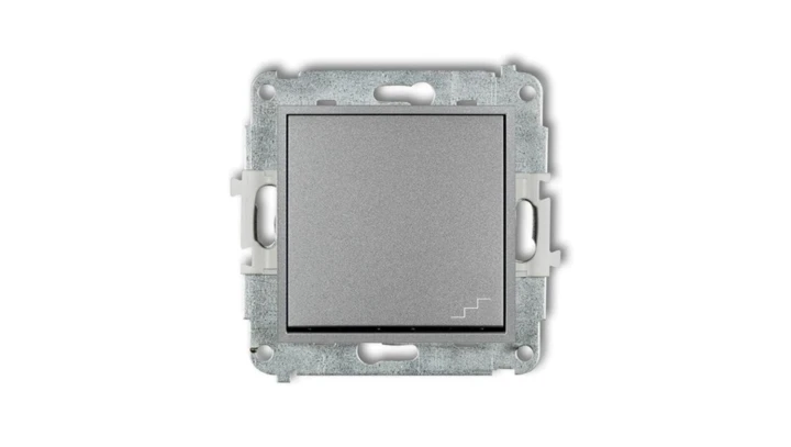 ICON Mechanizm łącznika schodowego srebrny metalik 7IWP-3