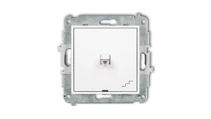 ICON Mechanizm łącznika schodowego w stylu amerykańskim biały IWPUS-3