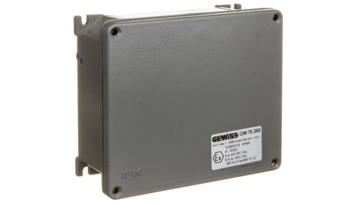 Puszka n/t IP66 aluminium 155x130x58 Strefa 2(G) i 22(D) ATEX malowana GW76293