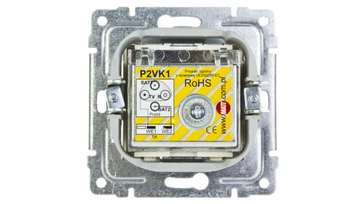 VENA Gniazdo antenowe podwójne TV/SAT krem 510378