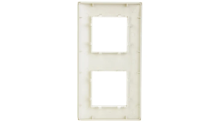 DANTE Ramka podwójna tworzywo ASA KREM 450382