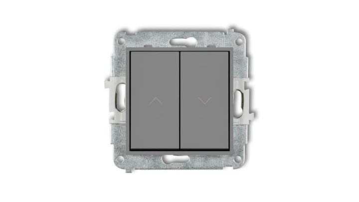 ICON Mechanizm łącznika żaluzjowego z podtrzymaniem szary mat 27IWP-88