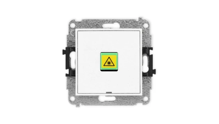 ICON Mechanizm gniazda światłowodowego/optycznego pojedynczego, bez pola opisowego biały IGOPBO-1