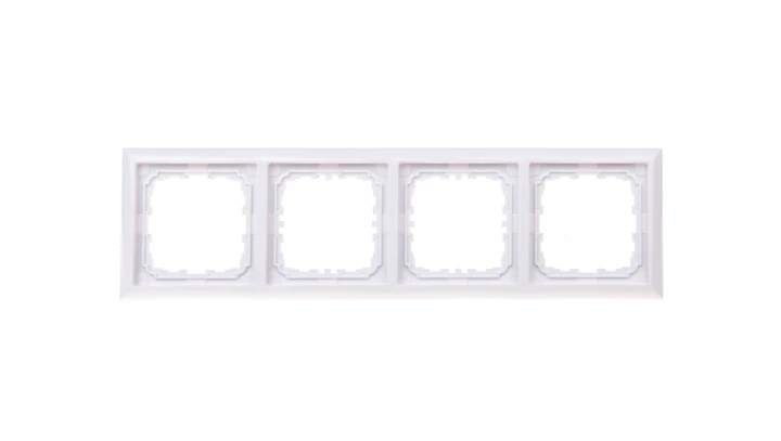 KOS66 Ramka poczwórna biała 660484
