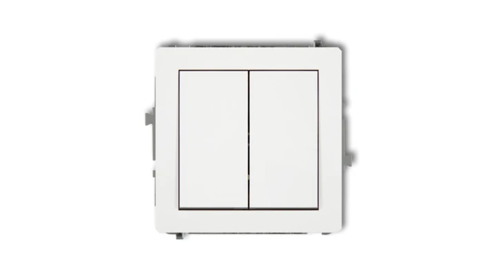 DECO Mechanizm łącznika świecznikowego, biały mat 25DWP-2