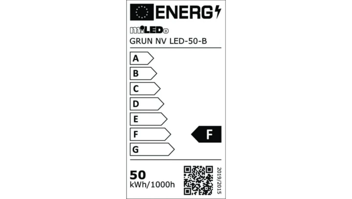 Projektor GRUN NV LED-50-B 4500lm 4000K barwa neutralna IP65 czarny 31393