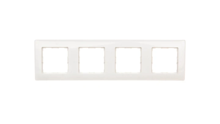 VENA Ramka poczwórna biała 510484