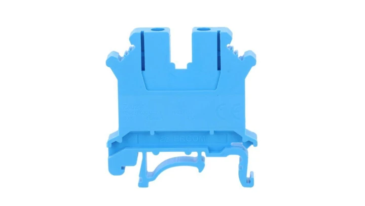 Złączka szynowa 1-torowa ZJU2-4/BL niebieska R34RR-07010000325