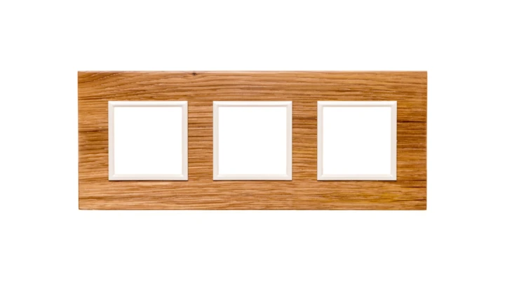 DANTE Ramka potrójna drewno LIGHT OAK 4522383