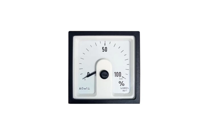 Amperomierz analogowy 72x72 TI:wyk.tropikalne IP65 A207:zakr.pom.10A MA17