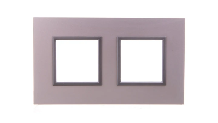 DANTE Ramka podwójna aluminium lakierowane ALUMINIUM 4542282