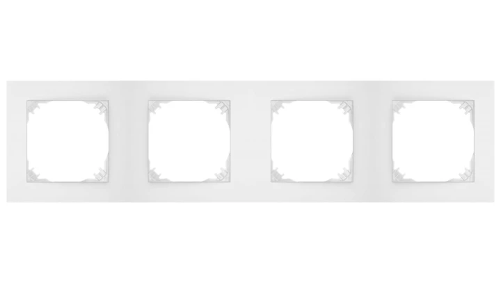 SANTRA ramka poczwórna biały 4174-00