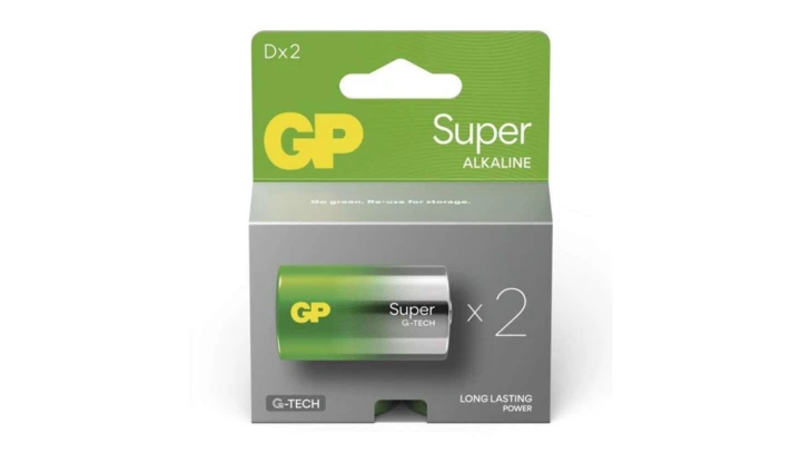GP bateria alkaliczna SUPER D (LR20) 2PP /2szt./