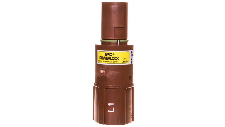 Obudowa wtyczki przenośna EPIC POWERLOCK F6 C L1 brązowa M40 44420213