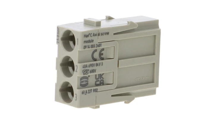 Złącze męskie 09140032601 Han 3 Mod-M-s 40A/EC9982323 /2szt./