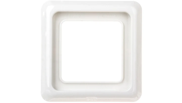 Berker Modul Ramka hermetyczna pojedyncza pozioma/pionowa IP44 biała 53132809