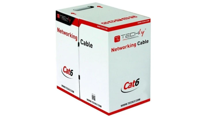 Kabel Skrętka Kat 6 F/UTP linka 305m szara 100 miedzi