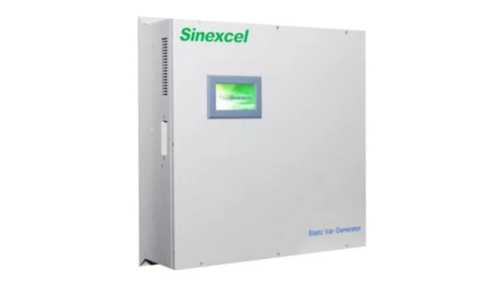 Kompensator aktywny mocy biernej Sinexcel z funkcją redukcji harmonicznych serii ASVG 30kVar montaż naścienny IP20