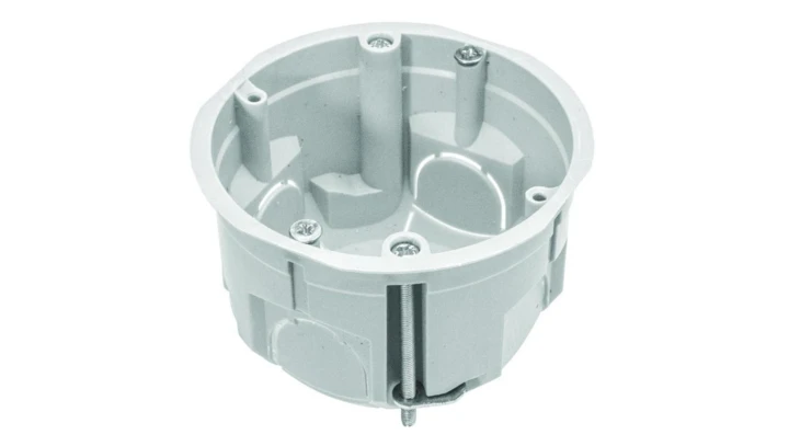 Puszka końcowa PK60 Lux do płyt gipsowych biała A.0046L /100szt./