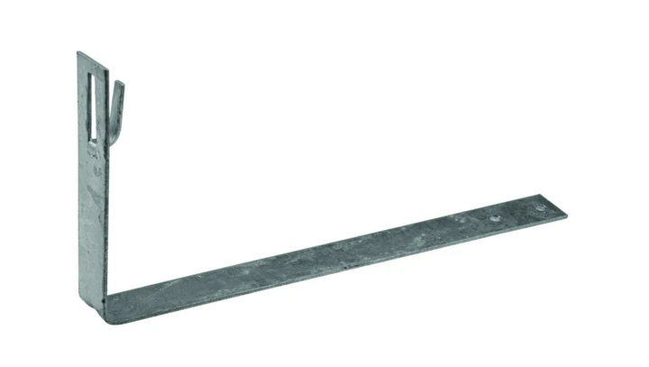Uchwyt dachówkowy (zacisk przez zgięcie) 400mm ocynk ogniowy R.8020