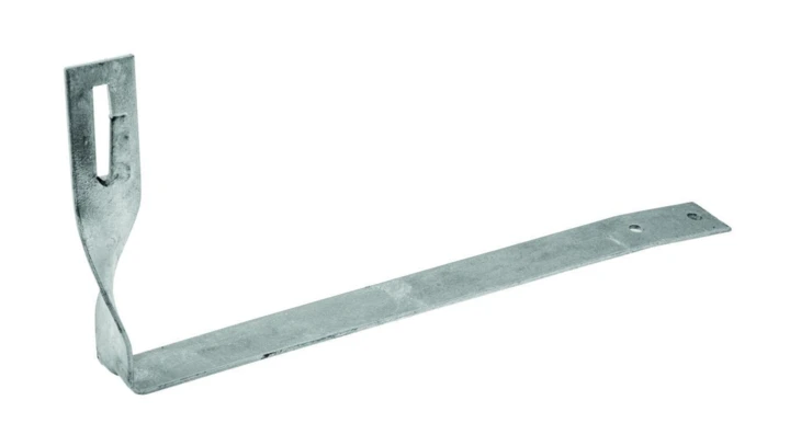 Uchwyt dachówkowy skręcony (zacisk przez zgięcie) 400mm ocynk ogniowy R.8023