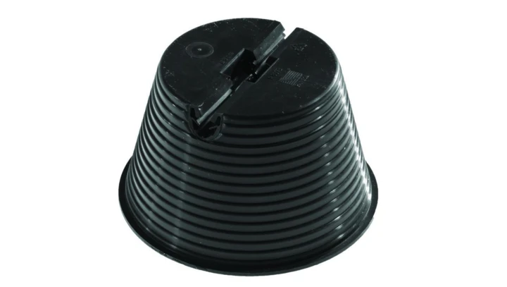 Uchwyt betonowy w tworzywie okrągły do dachów z pokryciem papy R.8073