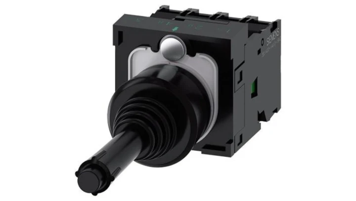 Joystick 4 kierunkowy kompletny 22mm tworzywo z samopowrotem 4Z z blokadą dżojstik SIRIUS ACT 3SU1100-7BF10-1QA0