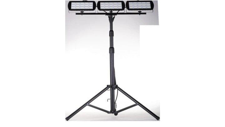 Projektor LED 3x45W na statywie czarny 3x4500lm 6400K GW-0036