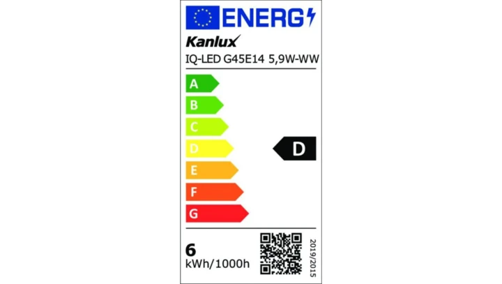 Żarówka LED E14 IQ-LED G45E14 5,9W-WW 806lm 2700K barwa ciepła Ra90 3 lata Gwarancji kulka 36694