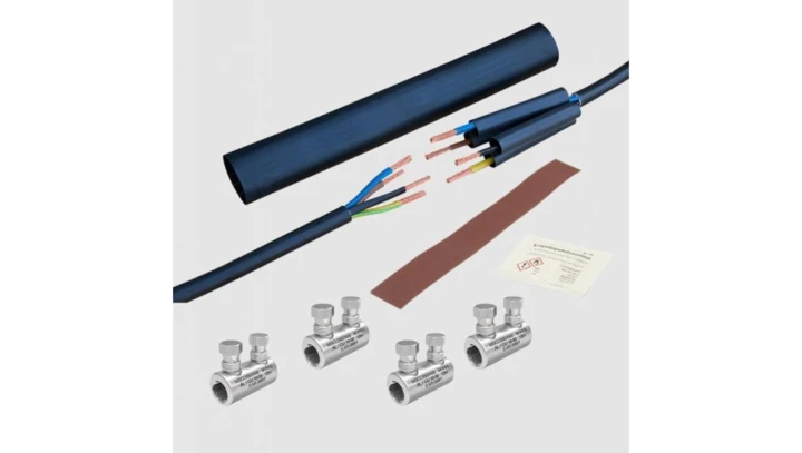 Mufa kablowa termokurczliwa ze złączkami kablowymi ze śrubą zrywalną MSCS50 Al/Cu 16-50mm² 1kV 2xśruba Al MSCS0502A00