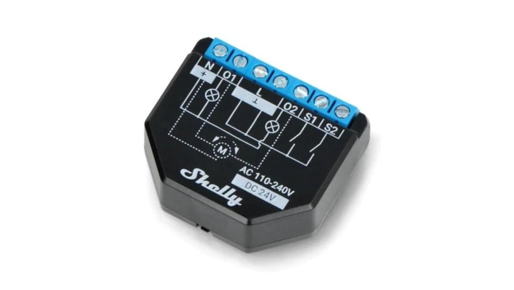 Shelly Sterownik Rolet/Bram Plus 2PM Wi-Fi 3800235265031